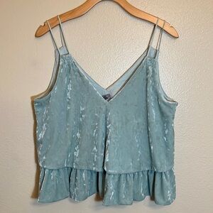 AERIE Velvet Spaghetti Strap Tank Top